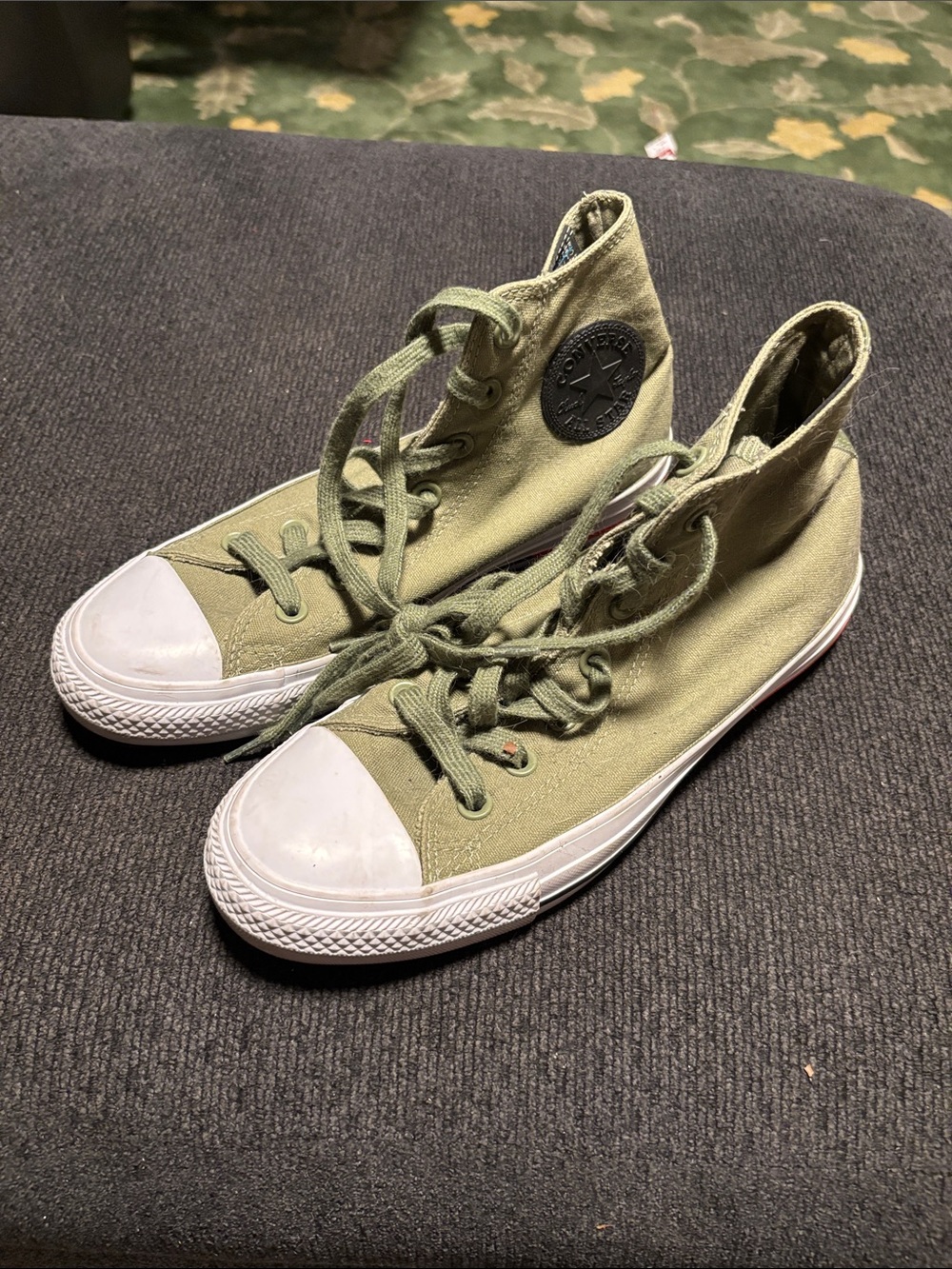 Converse Chuck Taylor All Star High Top Sneakers in Olive Green